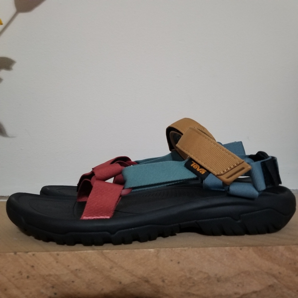 NEW! Teva Hurricane XLT2 Red And Tan Adventure Sandals Sz 11 NWT - Picture 9 of 12